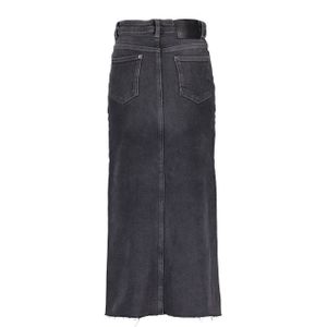 Meisjes rok - Denim Maxi Skirt - Off Black Denim