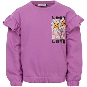 Meisjes sweater - Paars fuchsia