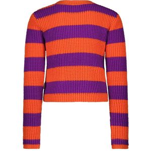 Meisjes sweater oranje - Guusje - Electric grape