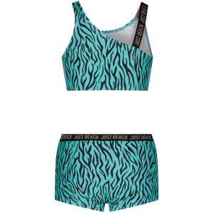 Meisjes bikini Tanzania - Turquoise zebra