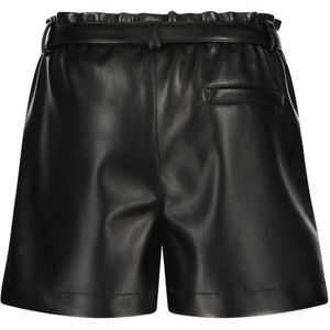 Meisjes short PU met riem - Fay-Linn - Antraciet