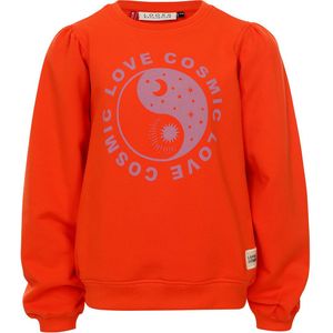 Meisjes sweater fluo - Fluo oranje