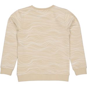 Jongens sweater - Denn - AOP Grijs zand wave