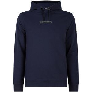 Jongens hoodie print - Navy blauw