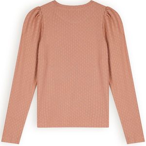 Meisjes t-shirt fancy jersey - Kivay - Taupe