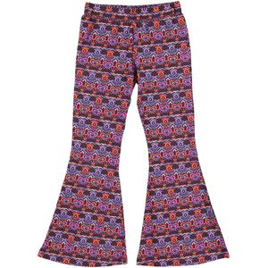 Meisjes spanish flair broek - Jackie - Paars