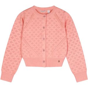 Zomer vest meisjes Roze - ajour gebreid - Alia