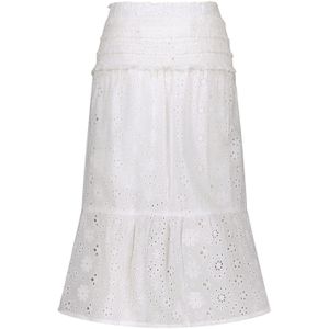 Meisjes maxi rok broidery anglais