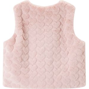 Meisjes gilet - Oud roze