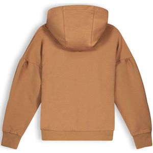 Meisjes hoodie soft - Kumy - Animal bruin