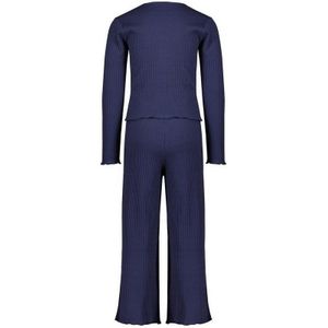 Meisjes pyjama set - Ryama - Navy blauw blazer