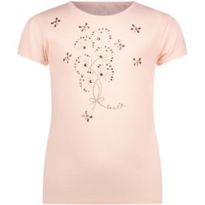 Zomer t-shirt meisjes Roze - artwork - Nommy