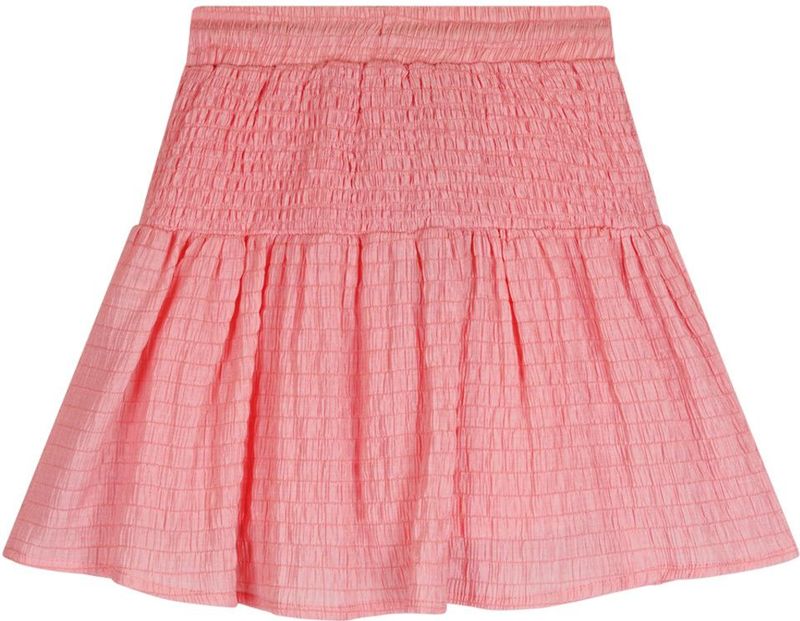 Zomer rok meisjes Roze - smocked tailleband - Nami