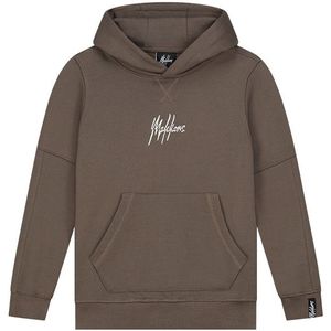 Jongens hoodie Split essentials - Bruin / Beige
