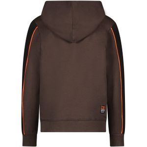 Jongens hoodie - Harm - Donker chocolade