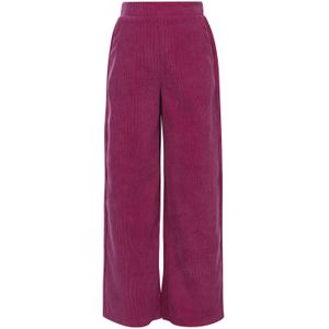 Meisjes broek corduroy wide leg - Orchidee