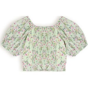 Meisjes blouse floral - Tomas - Spring groen