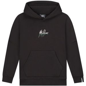 Jongens hoodie Split essentials - Zwart / Donker groen