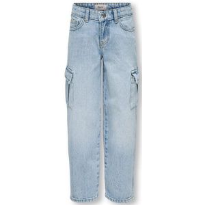 Zomer jeans broek meisjes blauw - Wide Leg Fit - Kogharmony