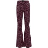 Meisjes flair broek - Mauve stippen