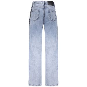 Meisjes broek - Attitude Wide Leg Oversized - Snow Wash Denim