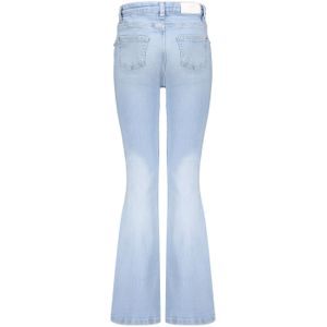 Meisjes jeans flair broek - Liberty - Blauw denim