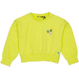 Meisjes sweater - Dewi - Geel groen