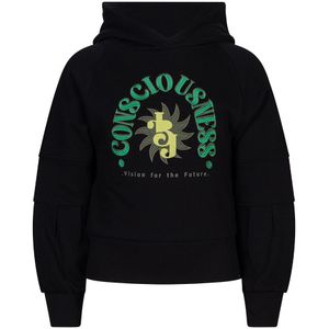 Meisjes hoodie Consciousness - Zwart