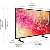 Samsung GUU7179U 1 (75") 4K Ultra HD Smart TV Wifi Zwart