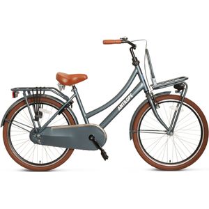 Antilope Mini Cargo Transport 24 Inch Meisjesfiets Mat Grijs