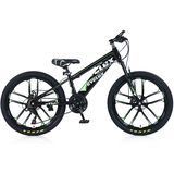 Cyclux Road Bike Jongensfiets Mtb 24 Inch 21 Speed Shimano Groen