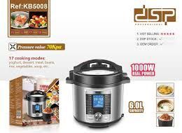 Dsp Kb5027 Elektrische Snelkookpan - 1000w - Rvs