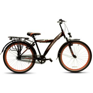 Cyclux Astro Jongensfiets 26 Inch Oranje Zwart Gratis Rijklaar Bezorgd | Nieuw (outlet)