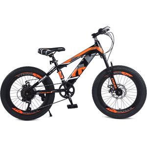 Cyclux New Fashion Jongensfiets Mtb 20 Inch 7 Speed Shimano Oranje