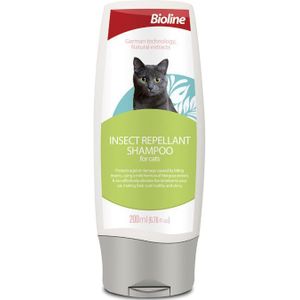 Shampoo voor katten - insectwerende -  bevat margosa-extract - 200 mL