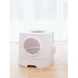 Kattenbak SPACE serie - kattentoilet wit