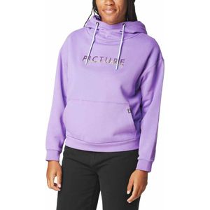 Picture Organic Clothing - Dames sweatshirts en fleeces - Henia Hoodie Paisley Purple voor Dames - Maat S - Paars