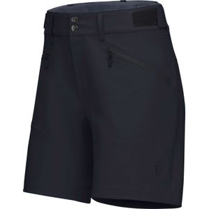 Norrona - Dames wandel- en bergkleding - Falketind Flex1 Shorts W'S Caviar voor Dames - Maat XS - Zwart