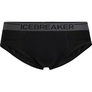 Icebreaker - Wandel- en bergsportkleding - M Merino Anatomica Briefs Black voor Heren van Wol - Maat M - Zwart