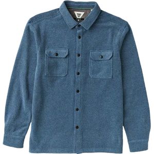 Vissla - Blouses - Looper Terry Eco LS Shirt Dark Denim voor Heren - Maat M - Blauw
