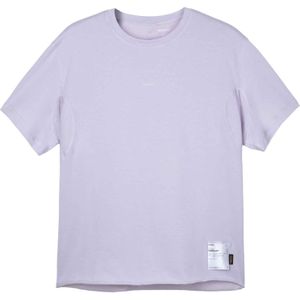 Satisfy - Trail / Running kleding - SoftCell Cordura Climb T-Shirt Lilac voor Heren van Katoen - Maat M - Roze