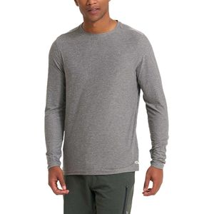 Vuori - L/S Strato Tech Tee - Heren T-shirt - Grijs