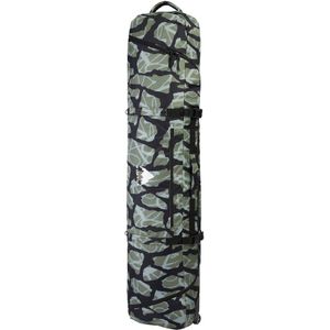 Burton - Snowboardhoezen - Wheelie Gig Bag Graffiti Camo voor Unisex - Maat 166 cm - Beige