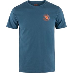 Fjall Raven - T-shirts - 1960 Logo T-Shirt M Indigo Blue voor Heren van Katoen - Maat M - Blauw