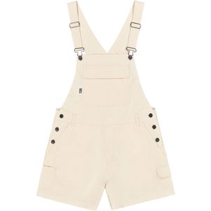 Picture Organic Clothing - Jumpsuits - Baylee Overalls Wood Ash voor Dames van Katoen - Maat L - Beige