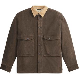 Picture Organic Clothing - Blouses - Noliwa Cord Shirt Dark Chocolate voor Heren van Katoen - Maat L - Bruin