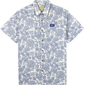Oxbow - Blouses - Barrel Shirt Salt voor Heren van Katoen - Maat L - Beige