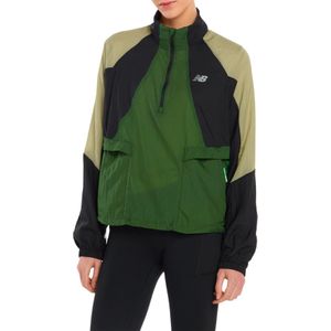 New Balance - Better Run Water Resistant Jacket W Garter Snake  voor Dames - Maat M - Groen