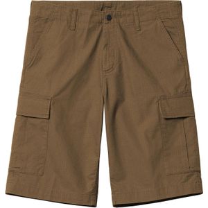 Carhartt - Korte broeken - Regular Cargo Short Lumber voor Heren van Katoen - Maat 34 US - Bruin