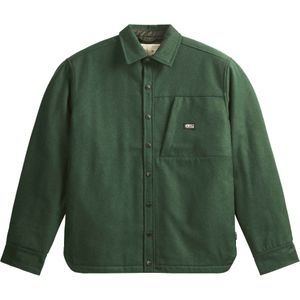 Picture Organic Clothing - Blouses - Coltone Shirt Bayberry voor Heren van Wol - Maat L - Groen